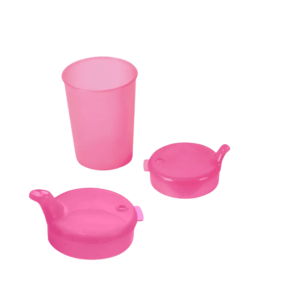 Taza de pico de PP superior e inferior SET, rojo, 50 x 250 ml: comprar juego de polipropileno para 50 vasos sippy.