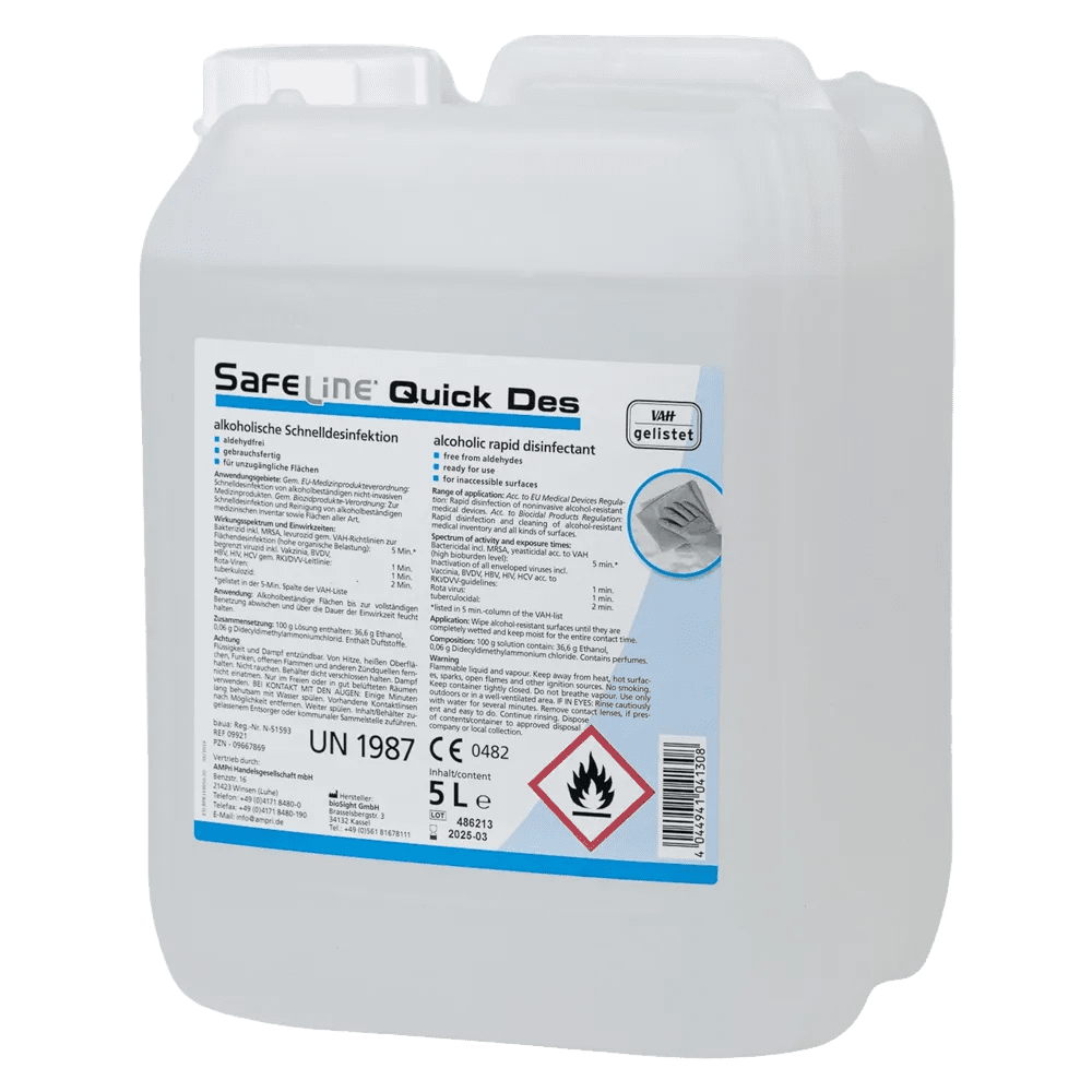 Schnelldesinfektion, 5 l, Safeline Quick Des N