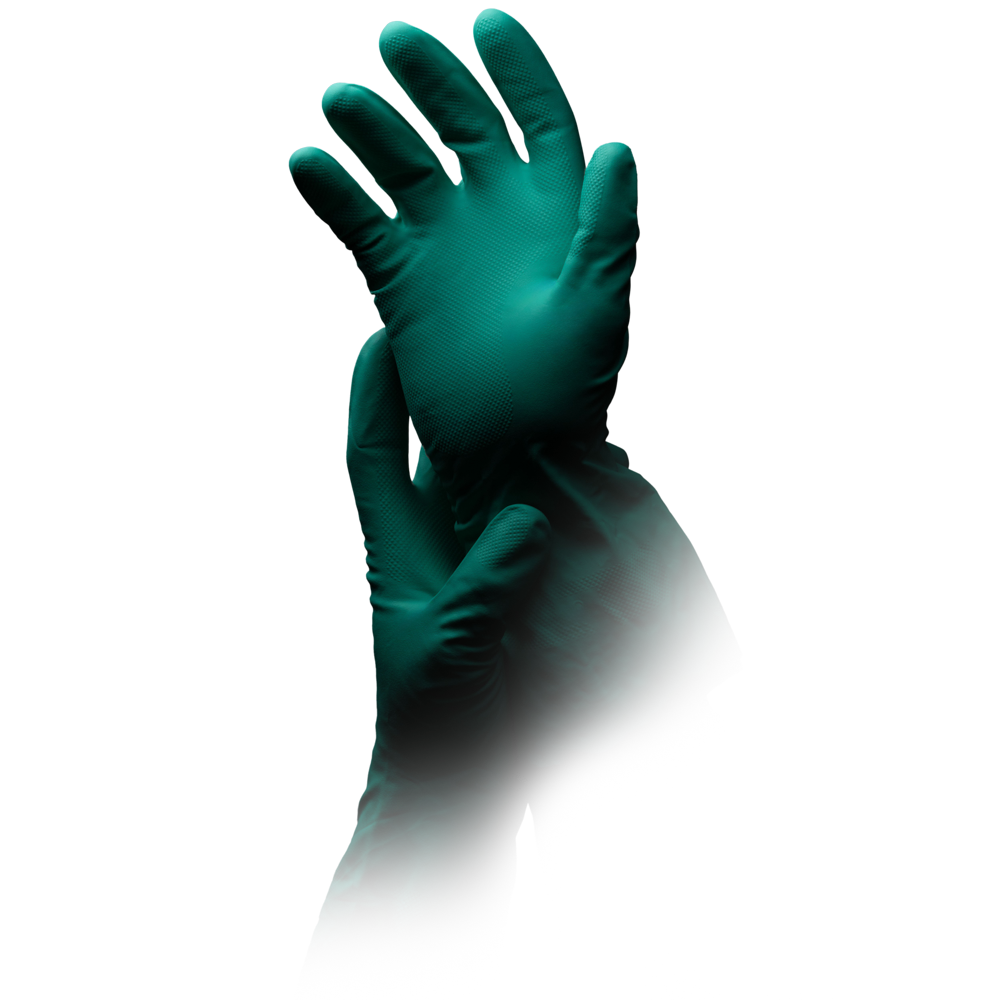 Chemikalienschutzhandschuhe Nitril, grün, Größe S, Chemikalienschutz Typ A, Clean-Expert: Nitrilhandschuhe als Chemieschutzhandschuhe und Industriehandschuhe kaufen.