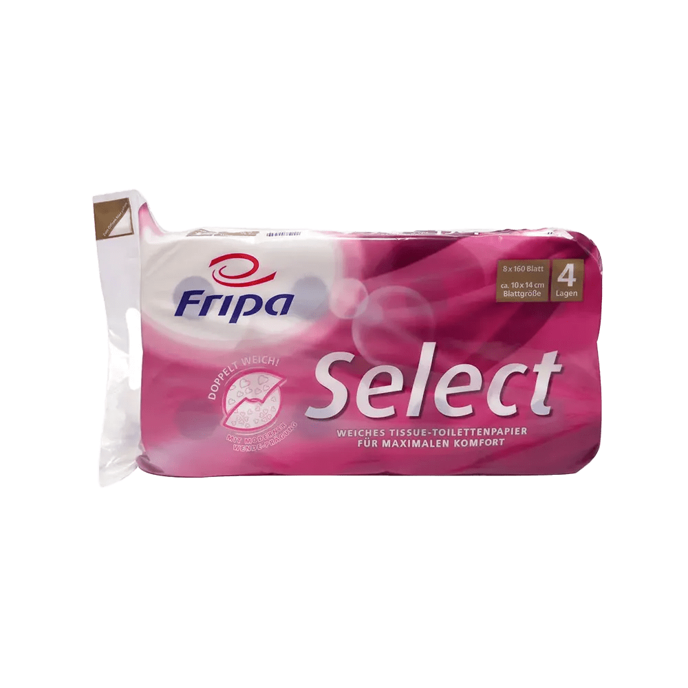 Toilettenpapier ,4-lagig, 48 Rollen, Select: 4-lagiges Toilettenpapier als Großpackung kaufen.