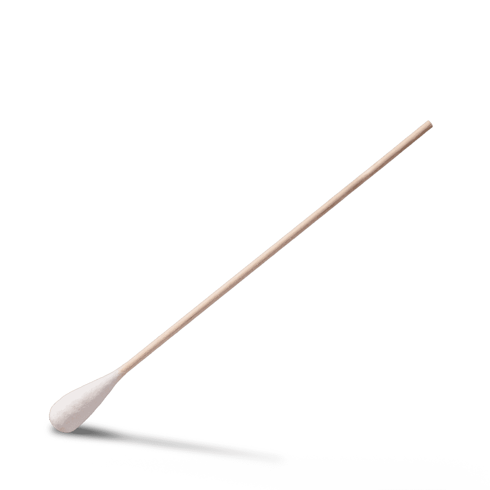 Bastoncillos desechables de madera, 150 mm, madera natural, algodón, máxima comodidad