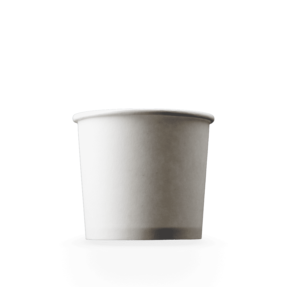 Vaso de enjuague bucal de papel duro, 219 ml, color blanco