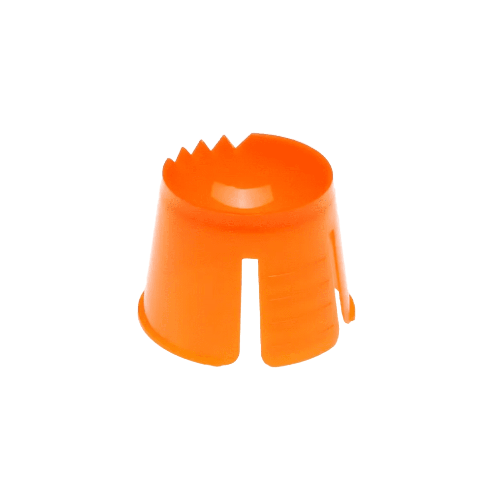 PP Contenedor de dappen desechable, color naranja, polipropileno: comprar contenedor de dappen para porcionar y mezclar de forma limpia materiales dentales para tratamientos dentales.