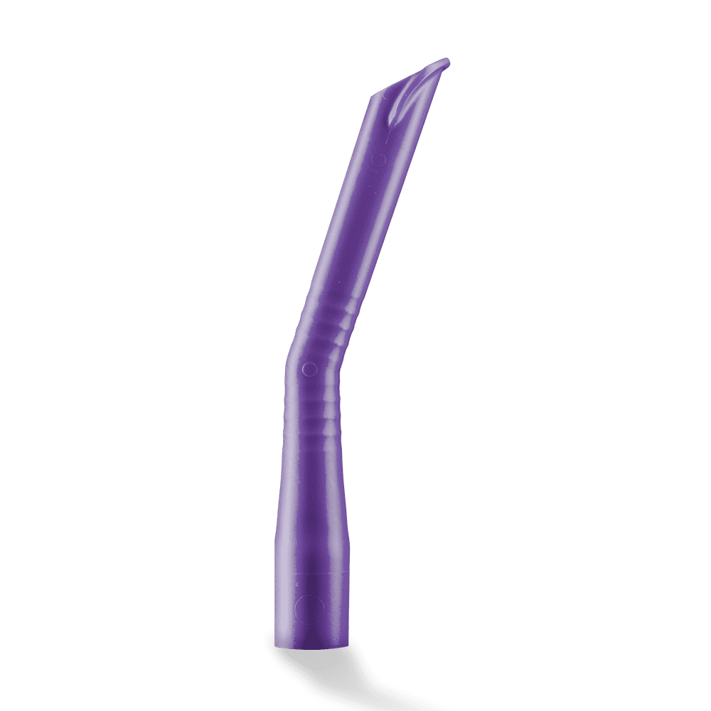 Dental suction cannulas for adults, size 124 x 16 mm, colour purple, Med-Comfort: buy suction cannulas for dental treatments.