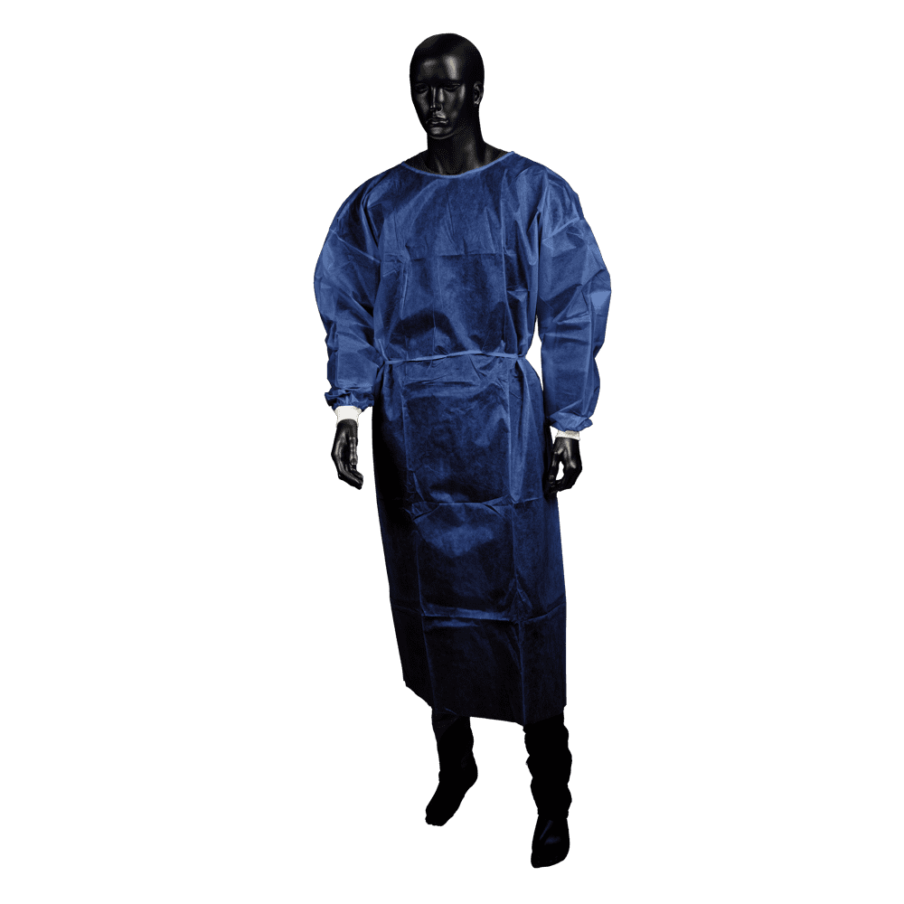 PP Disposable visitor gown, size L, XL, colour blue, non-woven, Med-Comfort: buy disposable gown for tying, with tricot cuffs for a secure fit on the arm. PP Disposable visitor gown, size L, XL, colour blue, non-woven, Med-Comfort: buy disposable gown for tying, with tricot cuffs for a secure fit on the arm.