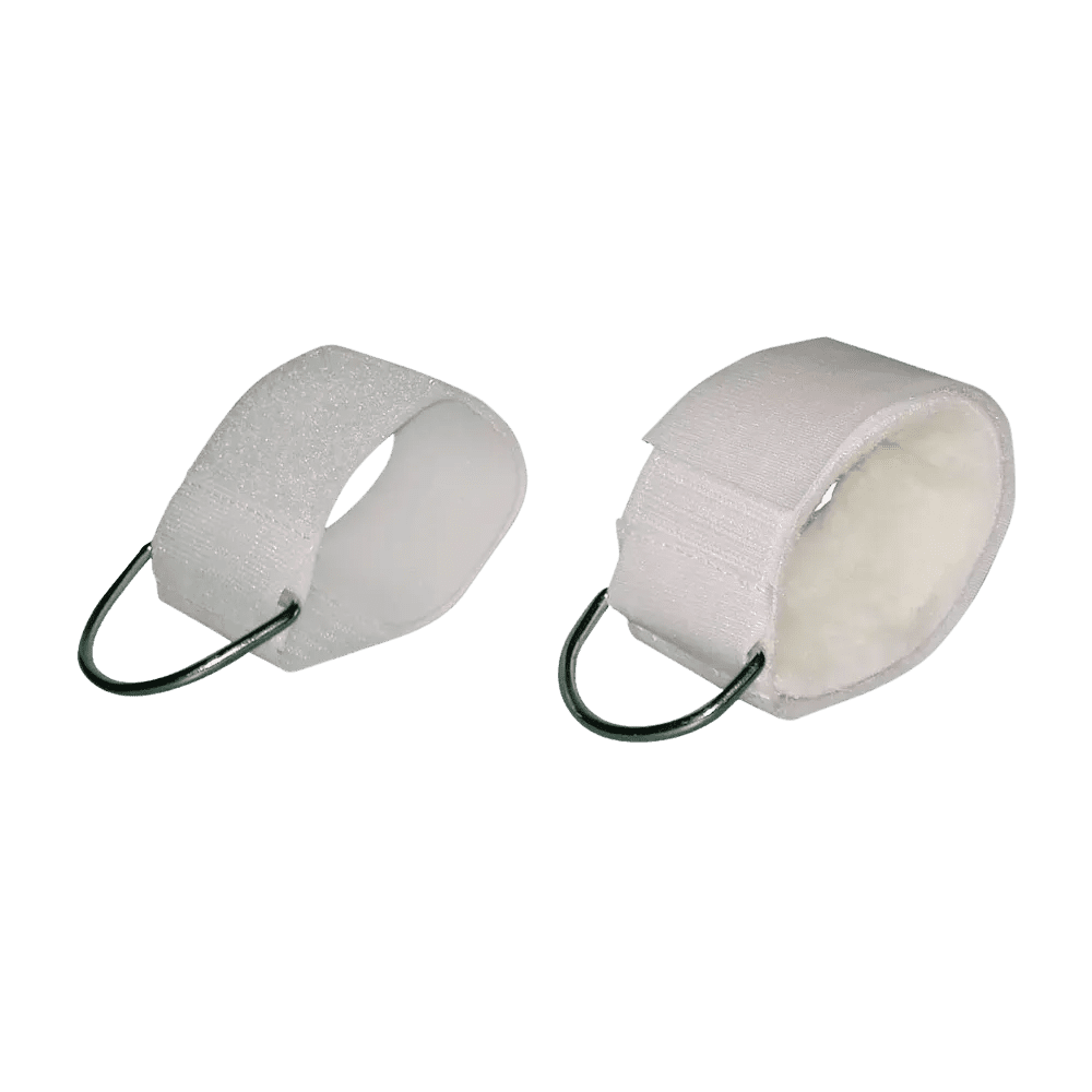 Articulated cuff, white, 30 x 5 cm
