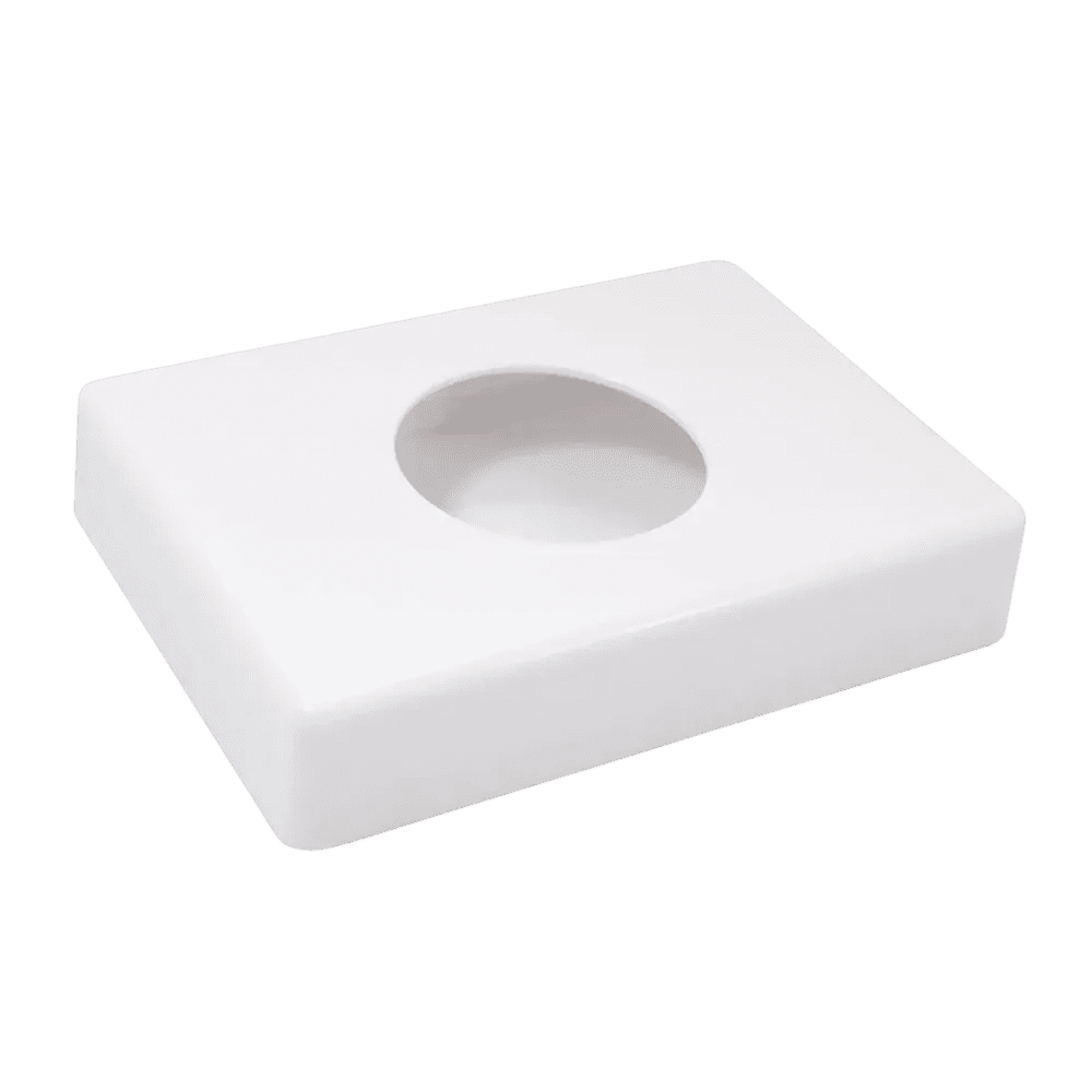 PP Halter für Hygienebeutel, 138 x 98 x 26 mm, weiß, Polypropylen PP Halter für Hygienebeutel, 138 x 98 x 26 mm, weiß, Polypropylen