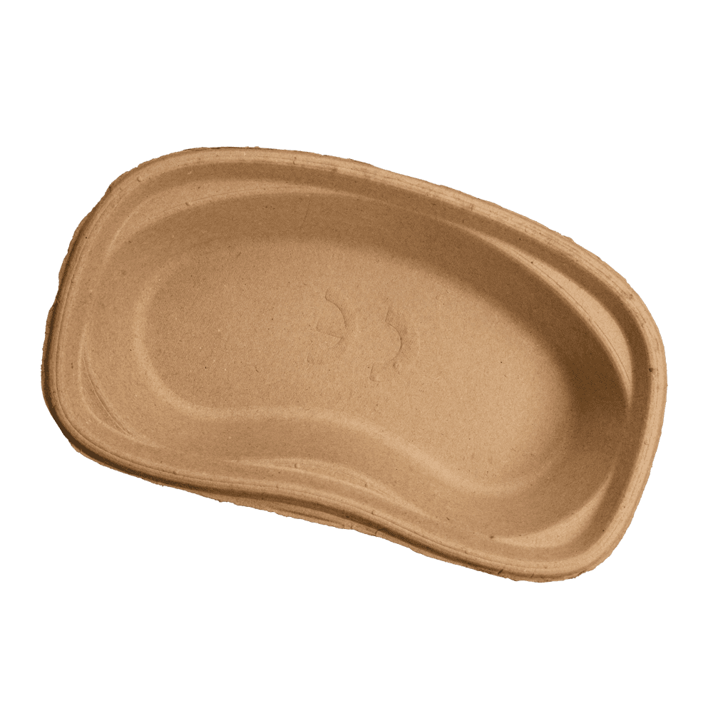 Single-use kidney dish, beige, 255 x 150 x 45 mm, 700 ml, AMPri
