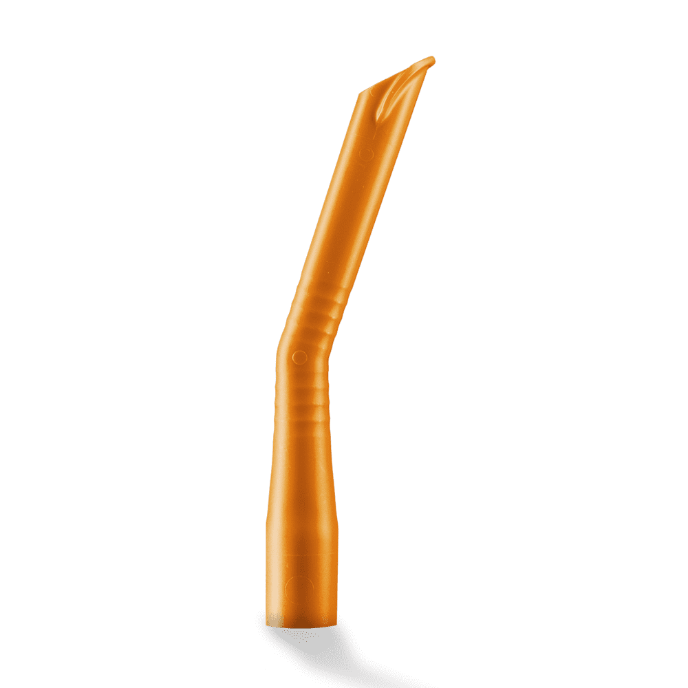 Cánulas de aspiración dental para adultos, talla 124 x 16 mm, color naranja, Med-Comfort: comprar cánulas de aspiración para tratamientos dentales.