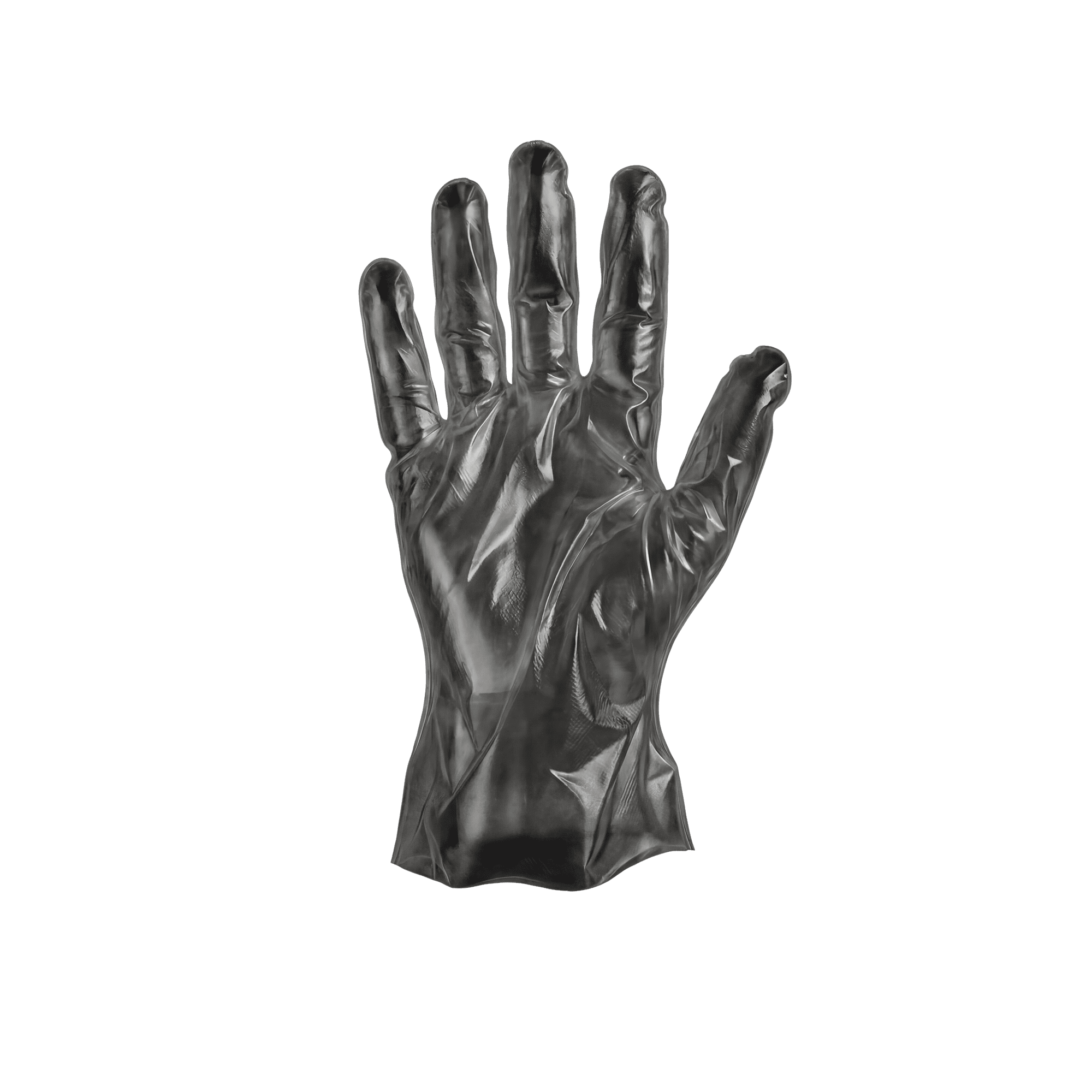 PE Glove, transparent, size L (men), hammered, Med-Comfort: buy PE Disposable gloves.