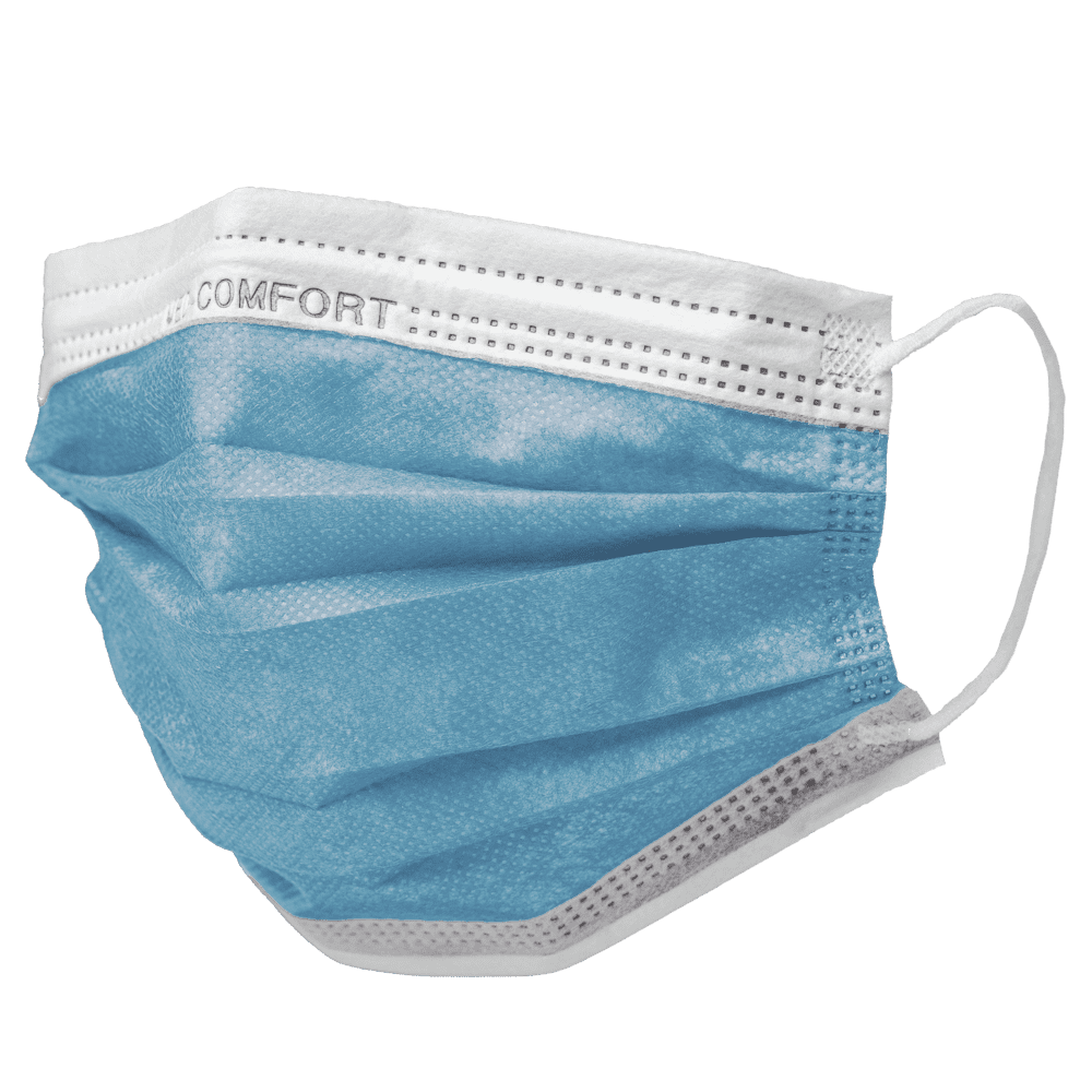 OP Maske, blau, Typ IIR, Med-Comfort: Mundschutzmasken als Einwegmasken kaufen.