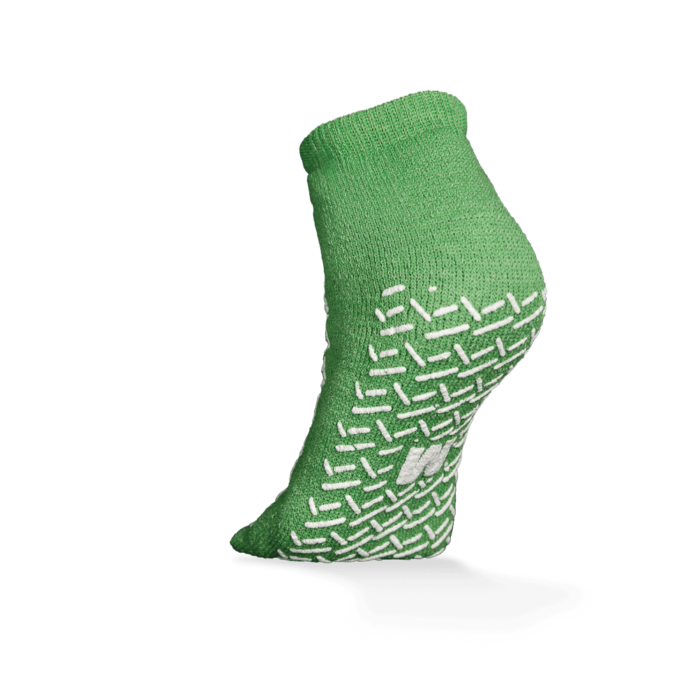 ECO-PLUS Anti-slip socks, size M, green ECO-PLUS Anti-slip socks, size M, green