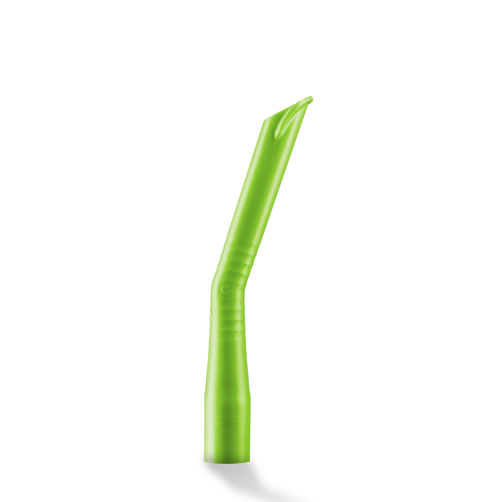 Cánulas de aspiración dental para niños, talla 108 x 16 mm, color lima, verde claro, Med-Comfort: comprar cánulas de aspiración pequeñas para tratamientos dentales.