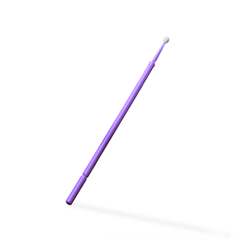 Microaplicadores desechables, 10cm, púrpura, regular, plástico, nylon, Med-Comfort: comprar microaplicadores a prueba de ácidos, sin pelusa y flexibles para aplicar pastas, líquidos para uso dental.