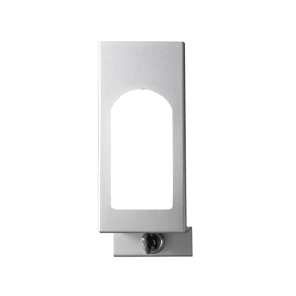 Tapa frontal para dispensador de pared para jabones líquidos y desinfectantes de 1000 ml