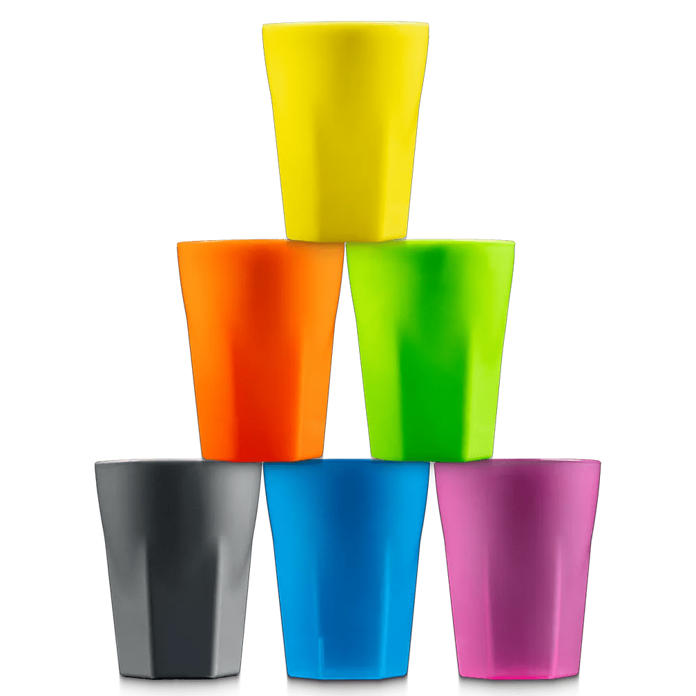 Vaso reutilizable PP, 150 ml, color: varios, polipropileno: Comprar vasos reutilizables PP sostenibles.