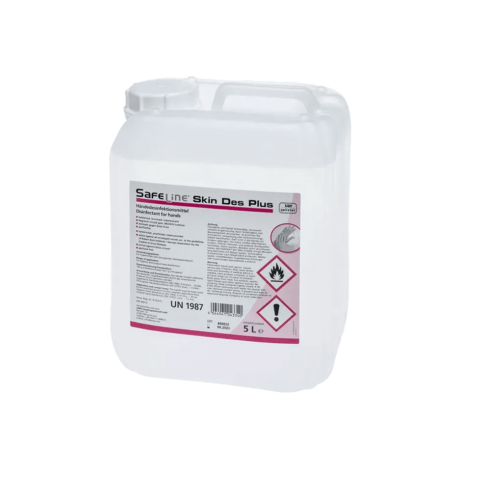 Desinfectante de manos, 5 l, Safeline Skin Des Plus