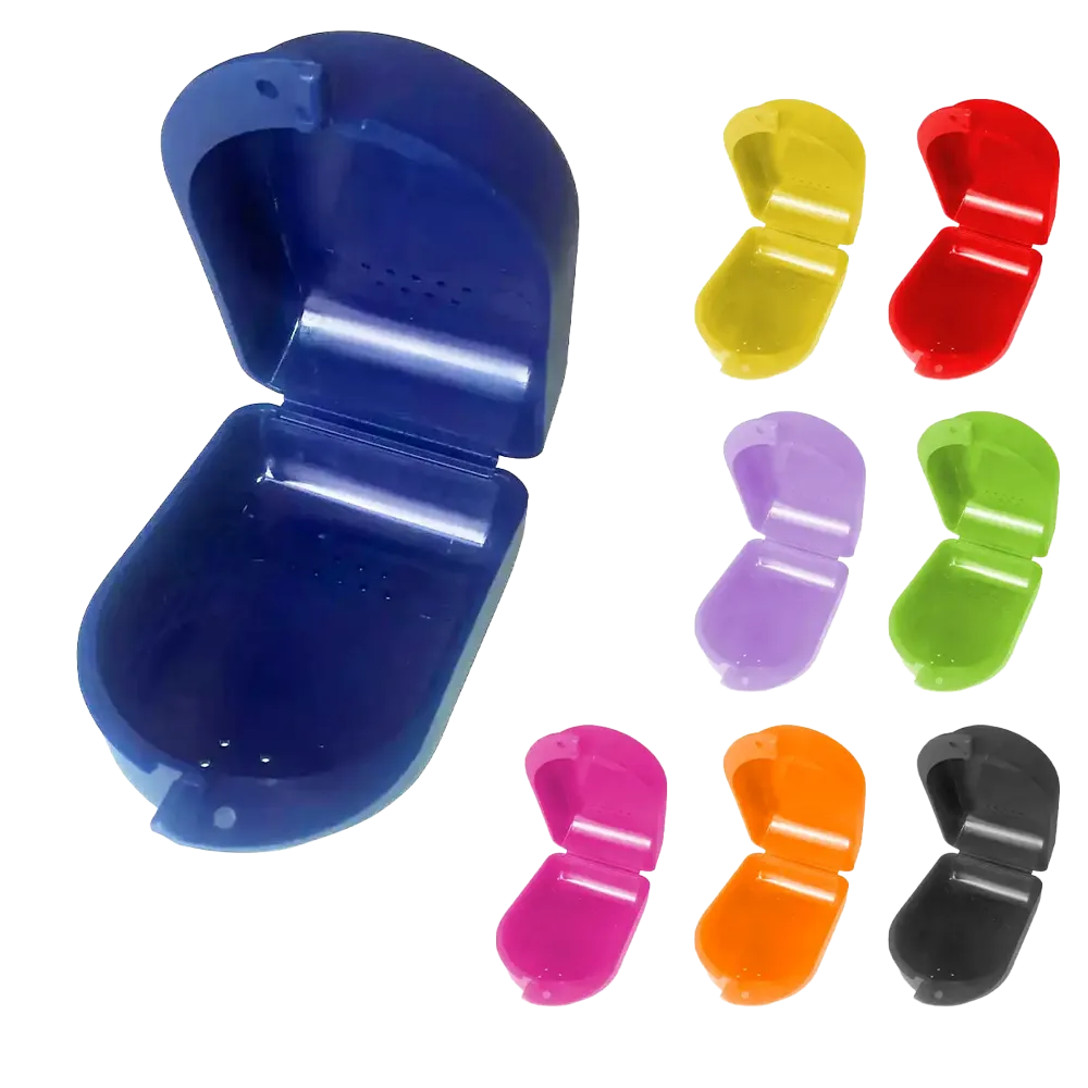 PP Dental Zahnspangenbox für Kinder, 90x60x45cm, blau, grün, gelb, blau, lila, limette, grün, orange, pink, rosa, rot, schwarz, violett, lila, weiß, uvm. Polypropylen: stabile und robuste Box für Kinder zur Aufbewahrung von Zahnspangen kaufen.