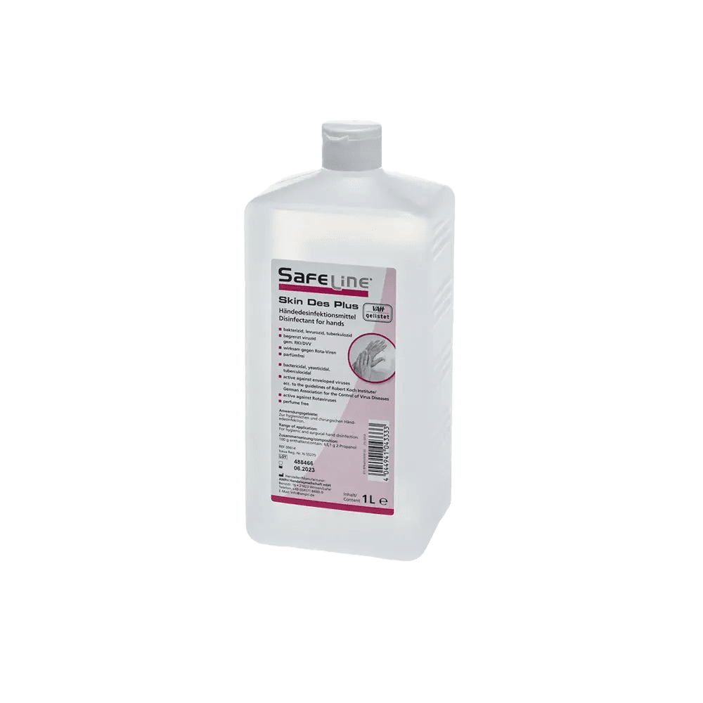 Hand disinfection, 1 l, Safeline Skin Des Plus