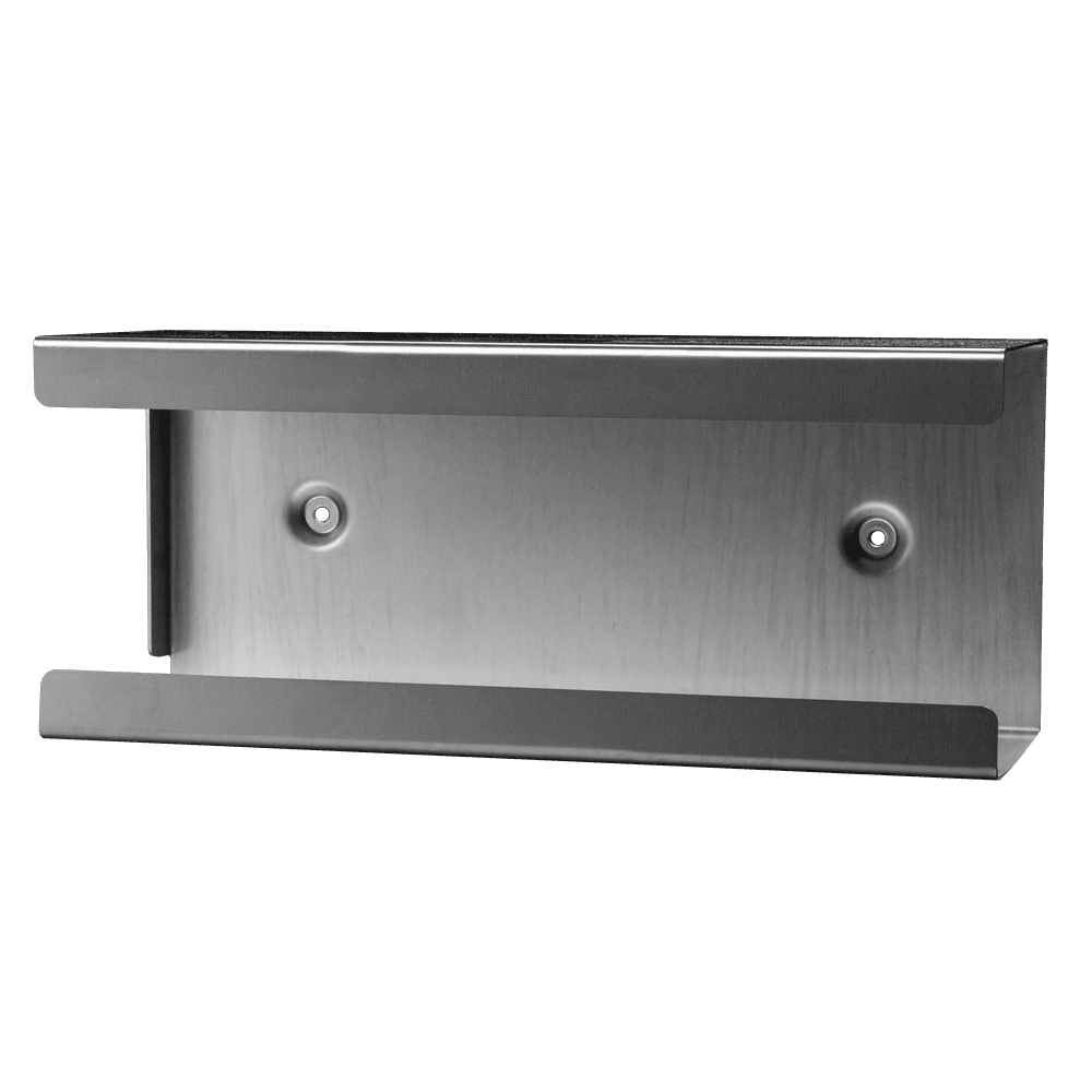 Dispensador para delantales desechables, acero inoxidable, 283 x 126 x 108 mm Dispensador para delantales desechables, acero inoxidable, 283 x 126 x 108 mm